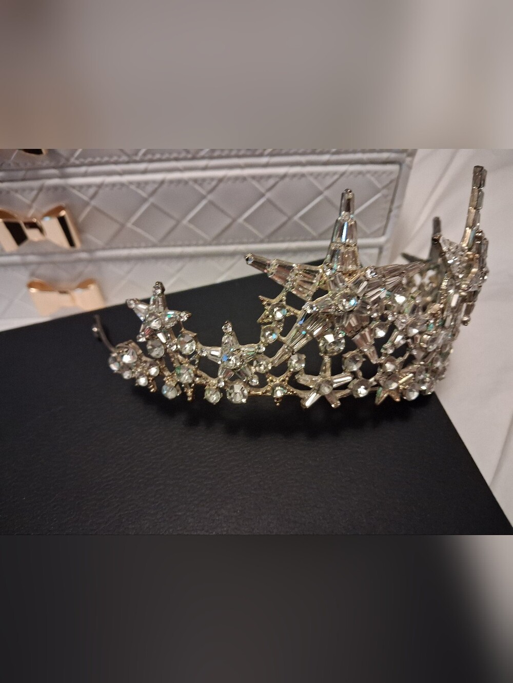 Sparkling Silver Star Tiara - Picture 3 of 5